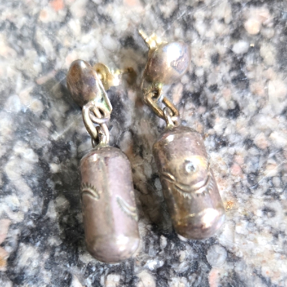 Chic Silver Drop Earrings